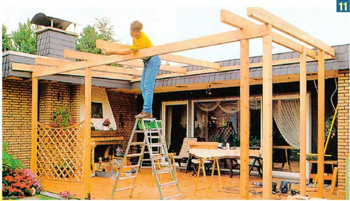 Конструкция пергола 1 пергола своими руками фоторепортаж.Конструкция перголы, чертежи.